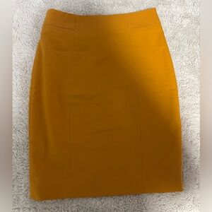 H&M Mustard Pencil Skirt